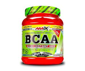 AMIX Nutrition | BCAA Instant Juice | Aminoácidos Ramificados 2:1:1 | Sabor a Naranja | 400 g + 100 g Gratis | Aumenta Energía y Resistencia | BCAA Polvo | Quemador de Grasa