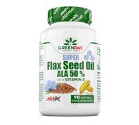 Amix Nutrition Greenday Super Flaxseed Oil ALA 50% 90 Caps