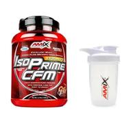 AMIX NUTRITION ISOPRIME CFM ISOLATE, Sabor Fresa, 1 Kilo, Batidor AMIX Bodybuilder