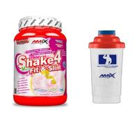 AMIX NUTRITION Shake 4 fit & slim, 1000gr, Sabor chocolate + Batidor Nutrifitness 600 ml