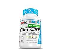 AMIX - Pack de 60 Cápsulas de Cafeína PurCaf - Ayuda a Aumentar la Concentración y Resistencia - Contribuye a Aportar Energía - Cápsulas de Cafeína 100% Natural - Sabor Neutro