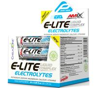 Amix Complemento Alimenticio E-Lite Electrolitos en Formato Líquido - 20 Sobres de 25 ml - Aporte de Vitaminas y Electrolitos - Ayuda a Mejorar el Rendimiento - Sabor Naranja