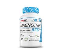 Amix® Performance MagneChel® - Magnesio bisglicinato quelado en Cápsulas Vegetales - Alta absorción - Complemento alimenticio para la función muscular y bienestar general - 90 cápsulas