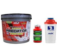 AMIX Predator Protein 4 KG Sabor Banana +Amix Detonatrol 30 Capsulas + Batidor Nutrifitness 600 ml