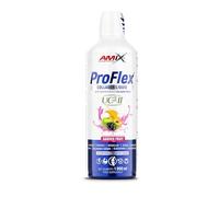 Amix™ ProFlex® Collagen Liquid 1000 ml - Concentrado líquido de colágeno con UC-II®, vitaminas, minerales y extractos vegetales, sabor macedonia, sin azúcares añadido