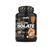Amix Proteína en polvo BLACK CFM ISOLATE – Mantiene masa muscular, enzimas – 1 kg Café Helado