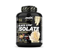Amix | Proteína BLACK CFM ISOLATE - Ayuda a Mantener la Masa Muscular - Con Enzimas Digestivas - Fácil Digestión - Rápida Absorción - Proteína en Polvo - 2 Kg - Sabor Chocolate blanco