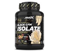 Amix | Proteína BLACK CFM ISOLATE - Ayuda a Mantener la Masa Muscular - Con Enzimas Digestivas - Fácil Digestión - Rápida Absorción - Proteína en Polvo - 1 Kg - Sabor Chocolate blanco