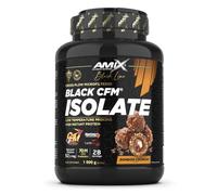 Amix | Proteína BLACK CFM ISOLATE - Ayuda a Mantener la Masa Muscular - Con Enzimas Digestivas - Fácil Digestión - Rápida Absorción - Proteína en Polvo - 1 Kg - Sabor Bombon crujiente