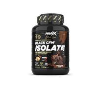 Amix | Proteína BLACK CFM ISOLATE - Ayuda a Mantener la Masa Muscular - Con Enzimas Digestivas - Fácil Digestión - Rápida Absorción - Proteína en Polvo - 1 Kg - Sabor Tarta de chocolate