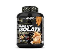 Amix Proteína BLACK CFM ISOLATE – Ayuda a mantener masa muscular, con enzimas – 2kg Café Helado