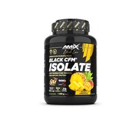 Amix | Proteína BLACK CFM ISOLATE - Ayuda a Mantener la Masa Muscular - Con Enzimas Digestivas - Fácil Digestión - Rápida Absorción - Proteína en Polvo - 1 Kg - Sabor Mango-piña