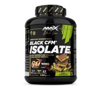 Amix | Proteína BLACK CFM ISOLATE - Ayuda a Mantener la Masa Muscular - Con Enzimas Digestivas - Fácil Digestión - Rápida Absorción - Proteína en Polvo - 2 Kg - Chocolate Dubai
