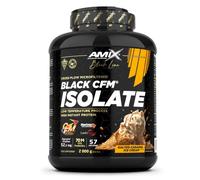 Amix | Proteína BLACK CFM ISOLATE - Ayuda a Mantener la Masa Muscular - Con Enzimas Digestivas - Fácil Digestión - Rápida Absorción - Proteína en Polvo - 2 Kg - Sabor Caramelo-salado