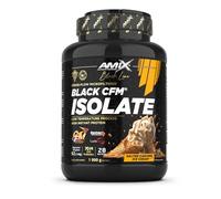 Amix Proteína Black CFM Isolate – Mantiene masa muscular, rápida absorción – 1kg Caramelo salado