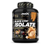 Amix Proteína BLACK CFM ISOLATE – Ayuda a mantener masa muscular, con enzimas – 2kg Café Helado