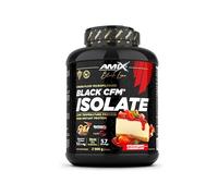 Amix | Proteína BLACK CFM ISOLATE - Ayuda a Mantener la Masa Muscular - Con Enzimas Digestivas - Fácil Digestión - Rápida Absorción - Proteína en Polvo - 2 Kg - Sabor Fresa-tarta de queso