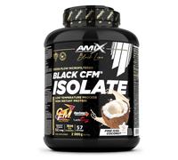 Amix Proteína en polvo BLACK CFM ISOLATE — Mantiene masa muscular, enzimas digestivas — 2 kg Coco