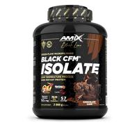 Amix | Proteína BLACK CFM ISOLATE - Ayuda a Mantener la Masa Muscular - Con Enzimas Digestivas - Fácil Digestión - Rápida Absorción - Proteína en Polvo - 2 Kg - Sabor Tarta de chocolate