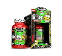 AMIX - Proteína de Suero - Hell's NO2 en 100 Cápsulas - Ayuda a Incrementar la Fuerza y la Vasodilatación - Contribuye a la Recuperación Muscular - Antioxidante Natural