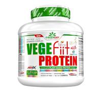 AMIX - Proteína en Polvo - Vegefiit Protein en Formato de 2 kilos - Gran Aporte de Nutrientes - Ayuda a Aumentar la Masa Muscular - Sabor a Doble Chocolate