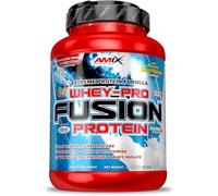 AMIX - Proteína Whey - Pure Fusion - 1 Kg - Concentrado de Suero Ultra Filtrado - Proteína Isolada con Splenda - Contiene L-glutamina - Proteínas para Aumentar Masa Muscular - Sabor Pistacho