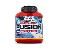 AMIX - Proteína Whey - Pure Fusion - 2,3 Kg - Concentrado de Suero Ultra Filtrado - Isolada con Splenda - Contiene L-glutamina - Proteínas para Aumentar Masa Muscular - Sabor Vainilla