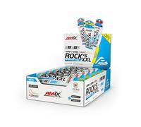 Amix™ Rock‘s Energy Gel XXL - Gel Energético con Carbohidratos, Minerales y Vitamina C - Sin Cafeina - Fuente Rápida de Energía para Deportista - Sabor Limón - 24 x 65 g