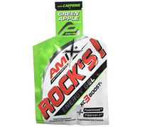 Amix - Rock´s Gel con Cafeína - Suplemento Alimenticio - Con Base de Carbohidratos - Proporciona Energía Instantánea - Nutrición Deportiva - 20 bolsitas de 32 gr