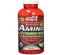 AMIX - Suplemento Alimenticio Amino Hydro 32 - Incrementa la Fuerza y Desarrolla la Capacidad Muscular - Suplemento con Aminoácidos Puros Hidrolizados - 250 Tabletas