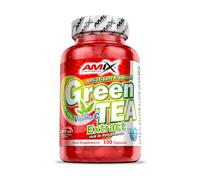 AMIX - Suplemento Alimenticio - Green Tea Extract en Formato de 100 Cápsulas - Contiene Vitamina C - Reduce la Fatiga o Cansancio - Efecto Antioxidante