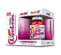 AMIX - Suplemento Alimenticio - LipoLean en Formato de 90 Cápsulas - Contiene Cafeína y BioPerine - Ayuda a Controlar el Peso - Aumento de la Masa Muscular Libre de Grasa