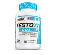 AMIX - Suplemento Alimenticio - TestoXT Booster en 120 Cápsulas - Ayuda a Promover el Aumento de los Niveles de Testosterona - Aumento de Fuerza y Masa Muscular - Suplemento Deportivo Natural