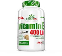 AMIX - Suplemento Alimenticio - Vitamin E 400 I.U. Life en formato de 200 Cápsulas - Alto Contenido en Vitaminas y Minerales - Mejora el Rendimiento Deportivo