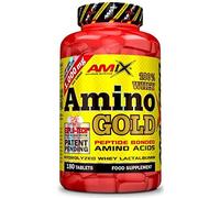 AMIX - Suplemento Alimenticio Whey Amino Gold en 180 Tabletas - Ayuda a Evitar la Degradación Muscular - Contribuye al Aumento de Masa Muscular - Proteína de Suero de Leche