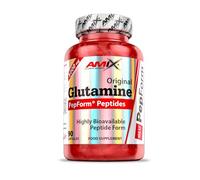 AMIX - Suplemento Deportivo - Glutamina Pepform en Cápsulas 90 - Favorece la Recuperación Muscular - Péptidos de Glutamina de Rápida Absorción - Aminoácidos Esenciales