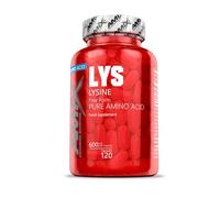 AMIX - Suplemento Deportivo - Lisina en 120 Cápsulas - Favorece la Recuperación Muscular - Aminoácidos Puros de Lisina de Rápida Absorción - Aminoácidos Esenciales