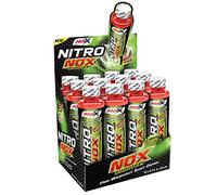 AMIX - Suplemento Deportivo - NitroNox Shooter en Formato de 12 x 140 ml - Ayuda a Mejorar el Rendimiento Muscular - Contiene Arginina y Beta Alanina - Sabor Uvas Azules
