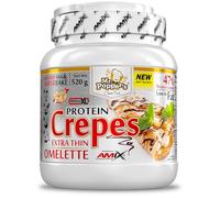 AMIX - Suplemento Deportivo - Protein Crepes en Polvo Bote de 520 g - Alto Contenido en Proteínas de Suero de Leche - Bajo en Carbohidratos y Azúcares - Sabor Vainilla