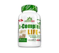 AMIX - Suplemento Vitamínico - B-Complex Life Forte en Formato de 60 Cápsulas - Gran Aporte de Vitaminas B - Ayuda a Aumentar la Energía y Mejora el Rendimiento