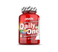 AMIX - Suplemento Vitamínico - Daily One en Formato de 60 Cápsulas - Aporta Energía - Ayuda a Mejorar el Rendimiento Muscular - Contiene Minerales y Antioxidantes