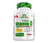 AMIX - Suplemento Vitamínico - Vitamin D3 2500 I.U. Life en formato de 90 Cápsulas - Alto Contenido en Vitaminas y Minerales - Favorece el Mantenimiento Muscular