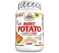 Amix Sweet Potato Clean Carbs 1 Kg - Harina de Boniato en Polvo, Rica en Hidratos de Carbono/Ideal para Batidos y Recetas Sabor Chocolate Blanco