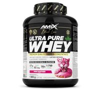 Amix™ Ultra Pure Whey Protein 1800g - Concentrado de Proteína de Suero de calidad con DigeZyme®, LactoSpore™ y Alto Contenido en Proteínas - Sabor Pink Panther