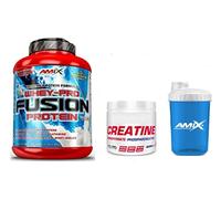 Amix Whey Pure Fusion 2,3 kg Melón + Creatine 200 gramos + Mezclador