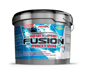 Amix - Whey Pure Fusion Protein, Suplemento Alimenticio, Favorece el Entrenamiento de Mayor Calidad, Mejora la Recuperación Muscular, No Contiene Cafeína, Sabor Doble chocolate blanco - 4 Kilos
