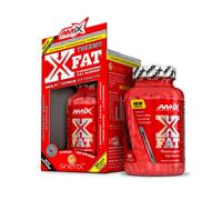 Amix - X-Fat Thermogenic Fat Burner - Suplemento Alimenticio - Quemador de Grasa - Con 7 Ingredientes de Alta Potencia - Nutrición Deportiva - Contiene 90 Cápsulas