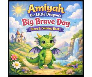 Amiyah the Little Dragon's Big Brave Day: Story & Coloring Book