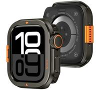 Amizee Metál Funda Compatible con Apple Watch Series 11/10 46mm con contraportada, Robusta Anti-Raspado Protección Carcasa para iWatch 46mm, Graphit