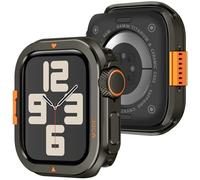 Amizee Metál Funda Compatible con Apple Watch Series 6/5/4/SE 3 2 1 44mm con contraportada, Robusta Anti-Raspado Protección Carcasa para iWatch 44mm, Graphit